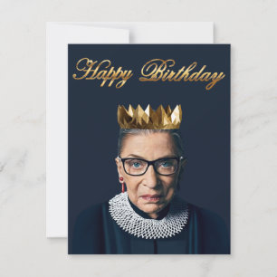 Ruth Bader Ginsburg con Corona de Oro