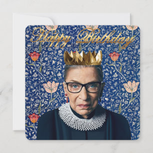 Ruth Ginsburg con tapiz de Medway