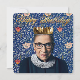 Ruth Ginsburg con tapiz de Medway