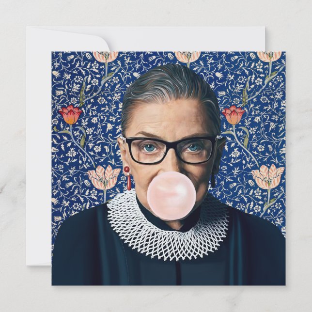 Ruth Ginsburg Gum Rosa Medway Tapestry (Anverso)