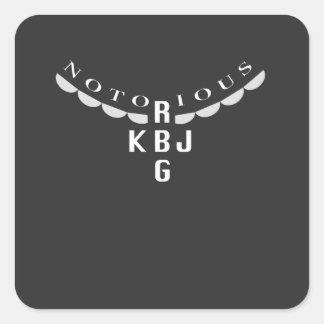 Ruth Ginsburg y Ketanji Jackson Square Pegatina