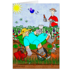 Ruthie y Ralphie Relax en el jardín -