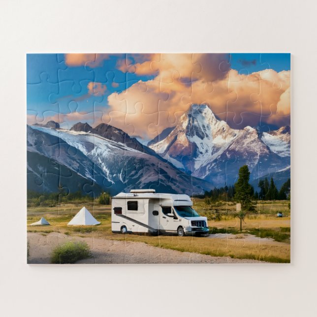 RV Camping Puzzles RV Tour Family Viaje RV (Horizontal)