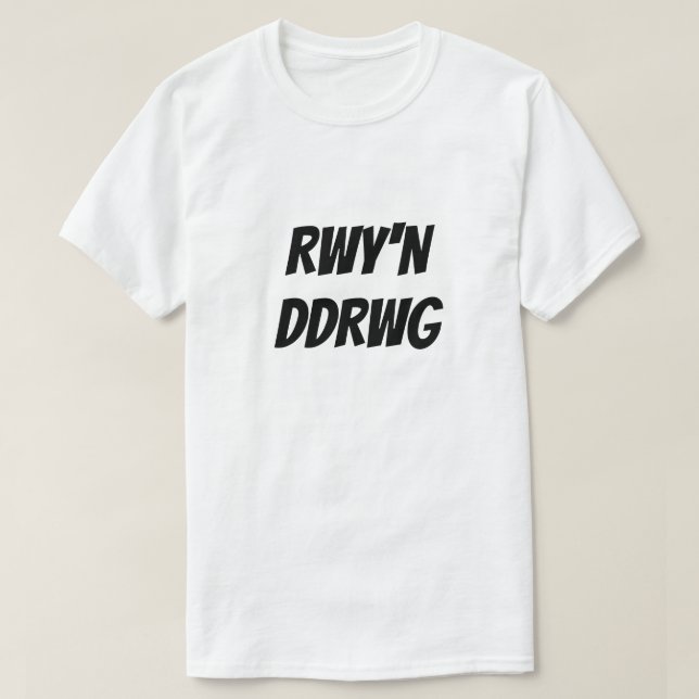 Rwy'n Ddrwg | Soy malo en la camiseta galesa (Diseño del anverso)