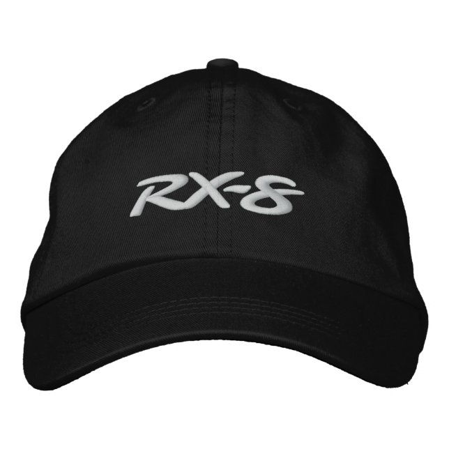 RX8 Embrodado Gorra de gorra de béisbol (Anverso)