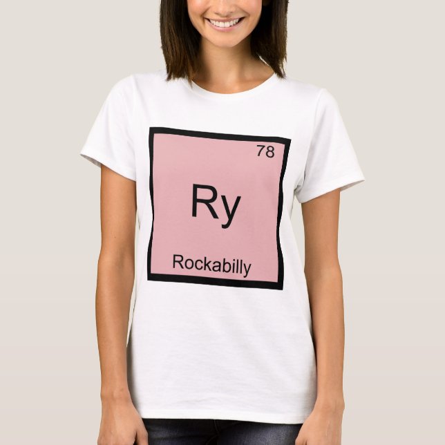 Ry - Camiseta de símbolo de elemento de química di (Anverso)