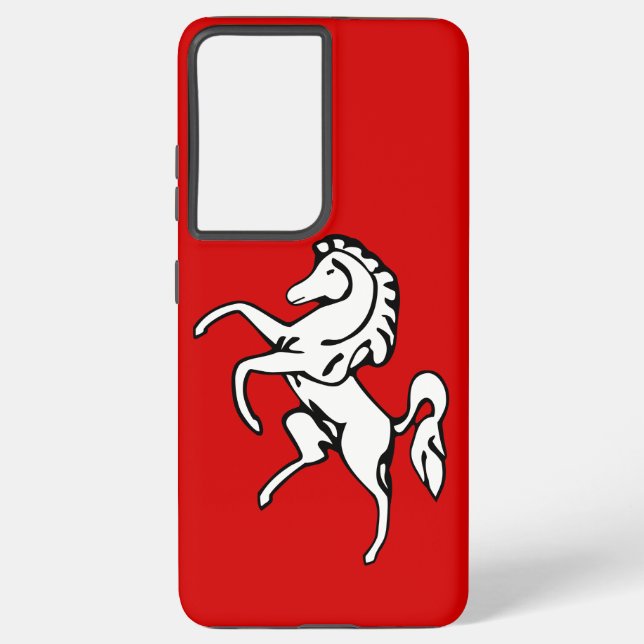 S21+ Funda para Samsung Galaxy S21 Plus bandera del con (Reverso )