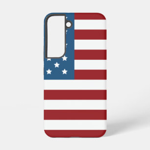 S22 Funda con bandera de EE. UU. para Samsung galaxy s