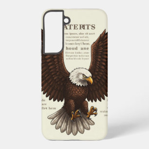 S22+ Funda para Samsung Galaxy S22 Plus con águila calv