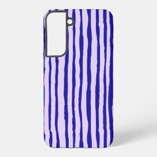 S22+ Funda para teléfono Samsung galaxy con rayas azule