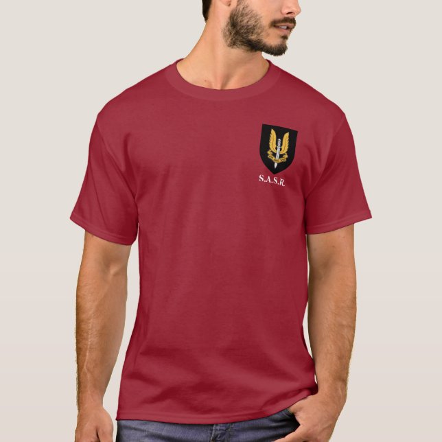 S.A.S.R. - Camiseta larga de la manga de Australia (Anverso)
