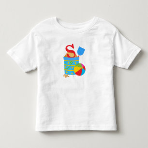 S inicial - Camiseta Toddler Fine Jersey