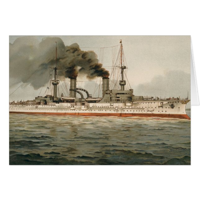S.M. Kreuzer "Furst Bismarck" de Grosse (H.M. (Anverso (Horizontal))