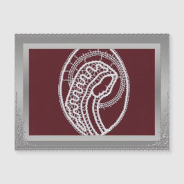 S. Mary Elegant foto personalizado de marco de bor