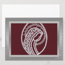 S. Mary Elegant foto personalizado de marco de bor