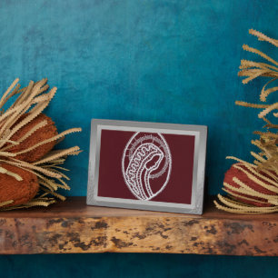 S. Mary Elegant foto personalizado de marco de bor