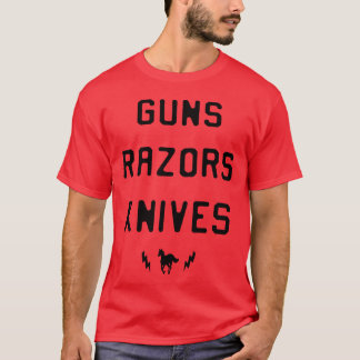 s razors cuchilla caballo camisetas divertido