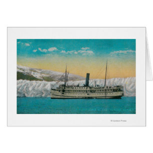 S.S. Jefferson en el glaciar de Taku, Alaska