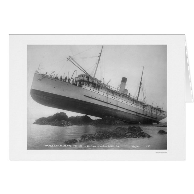 S.S. Princesa May Shipwrecked 1910 (Anverso (Horizontal))