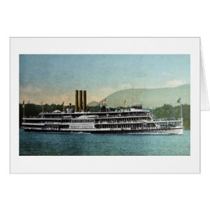 S.S. Robert Fulton - línea del día de Hduson Riv
