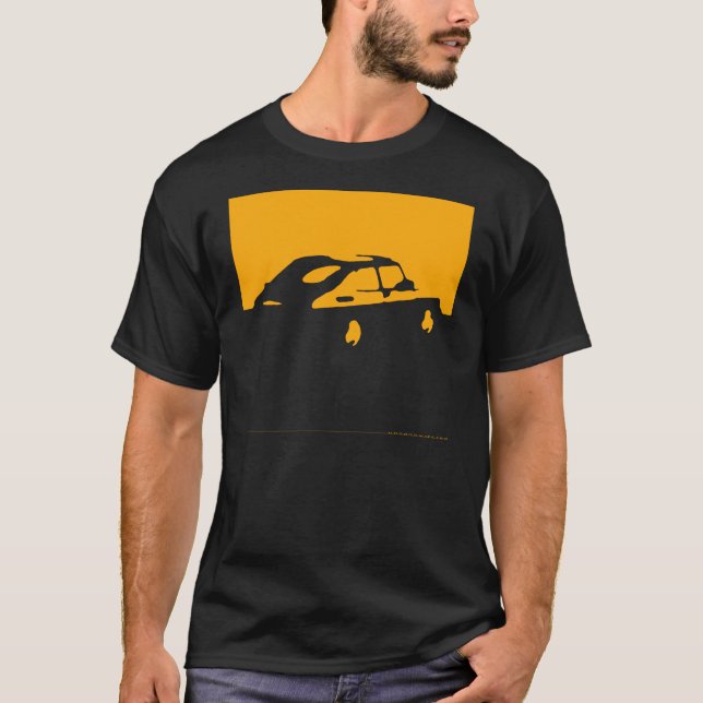 Saab 900 SPG/Aero - amarillee en el camisetas (Anverso)