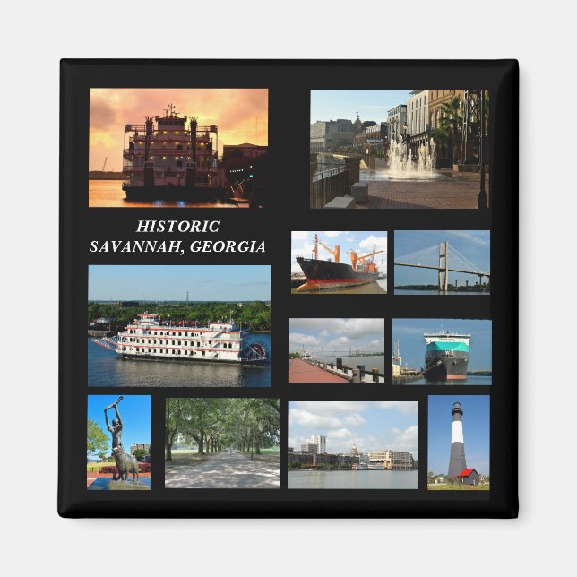 Sabana histórica, imán de Georgia (Frente)