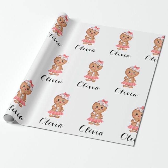 sábanas de papel de envoltura de pan de jengibre l (Desenrollado)