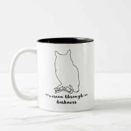 Sabiduría animal de la taza el | del búho del
