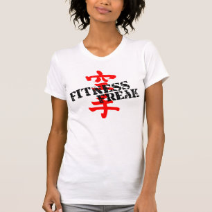 Sabiduría anormal del blanco de la camiseta de la