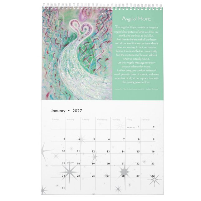 Sabiduría del calendario de los ángeles 2015 (Jan 2027)