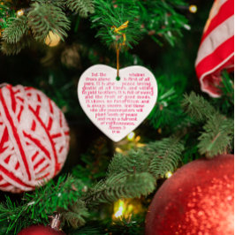 Sabiduría desde arriba Ornamento personalizado