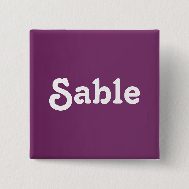 Sable de botón (Anverso)