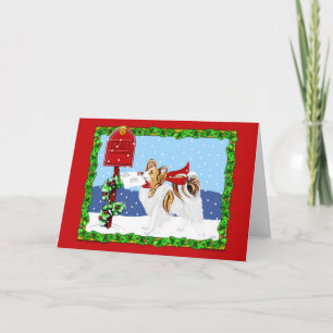 Sable del correo del navidad de Papillon