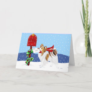 Sable del correo del navidad de Papillon