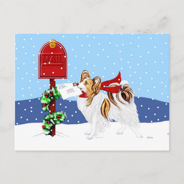 Sable del correo del navidad de Papillon (Anverso)