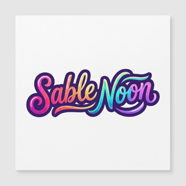 Sable Noon - Logotipo básico (Anverso)
