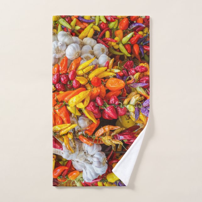 Sabores mediterráneos (Toalla de mano)