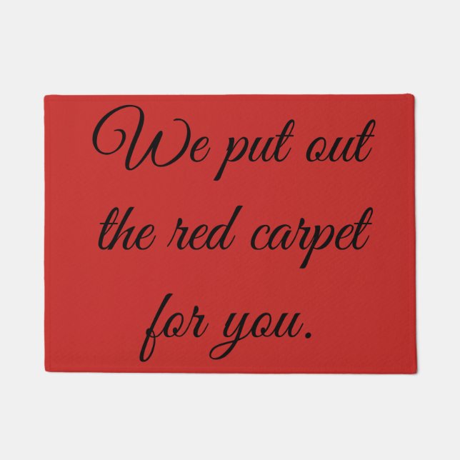 Saca la alfombra roja (Anverso)