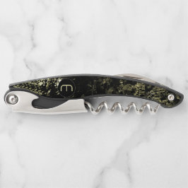 Sacacorchos 3D Fractal Mineral Geek Monograma Corkbolt