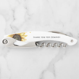 Sacacorchos Agradecimiento de Desayuno Nupcial de Eucalipto Gi