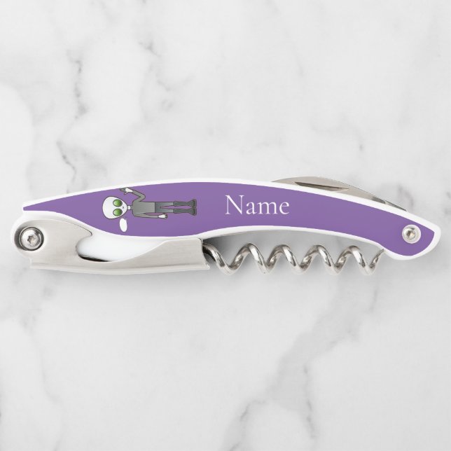 Sacacorchos Amigable Waving Alien Thunder_Cove (Anverso)