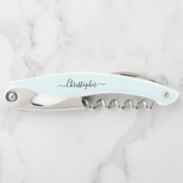 Sacacorchos Apertura del frasco de Aqua Monogram Beer Wine Cor