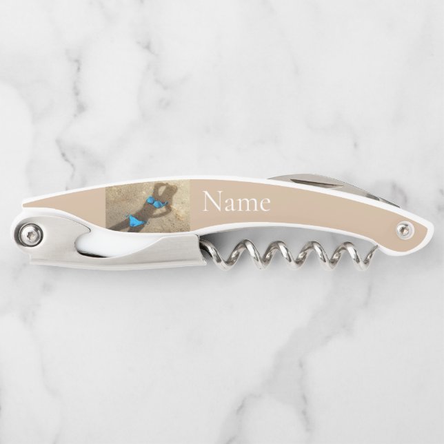 Sacacorchos Arena azul de Bikini Beach Thunder_Cove (Anverso)