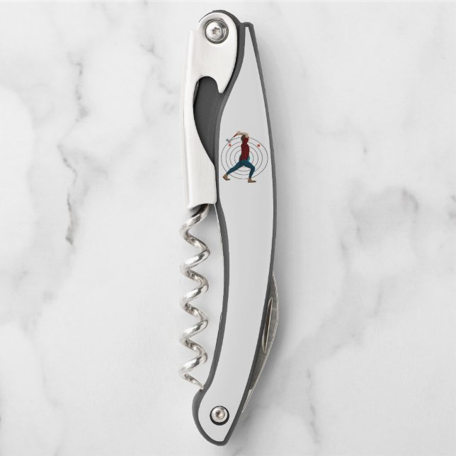 Sacacorchos Ax Throwing (Anverso)