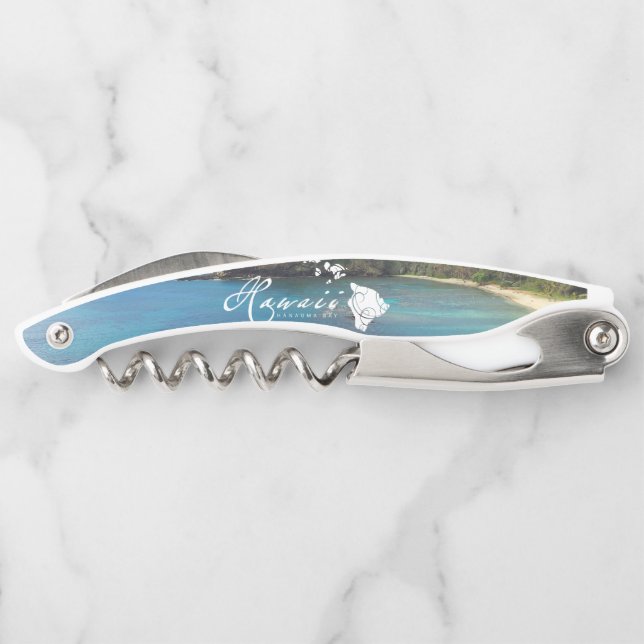 Sacacorchos Bahía de Hawaii Hanauma (Reverso)