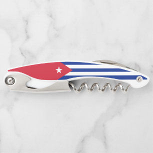 Sacacorchos Bandera cubana