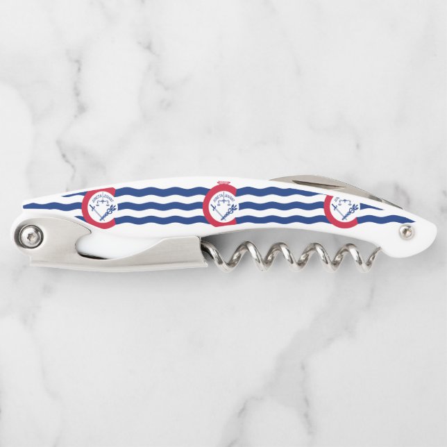 Sacacorchos Bandera de Cincinnati, Corkbolt de Ohio Waiter (Anverso)