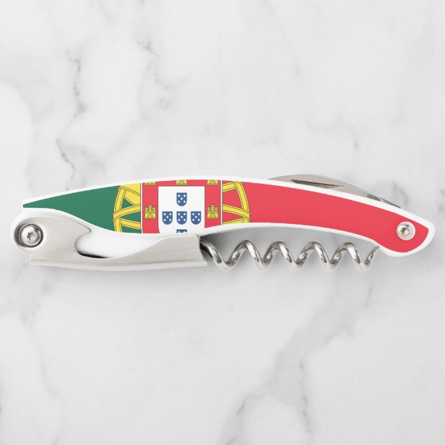 Sacacorchos Bandera de Portugal (Anverso)