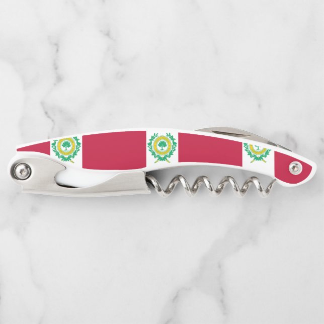 Sacacorchos Bandera de Raleigh, Corkbolt de Carolina del Norte (Anverso)