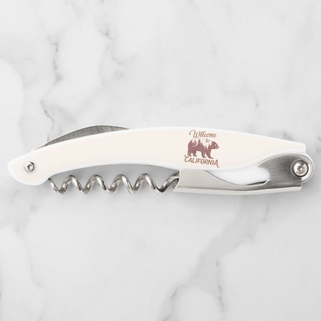 Sacacorchos Bienvenidos a California Bear Forest (Reverso)